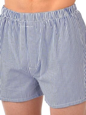 Majestic International 100% cotton boxer shorts elastic waist fly front 4X (4)